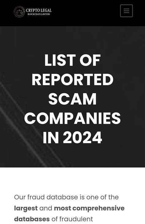 scamalist|list of scam companies.